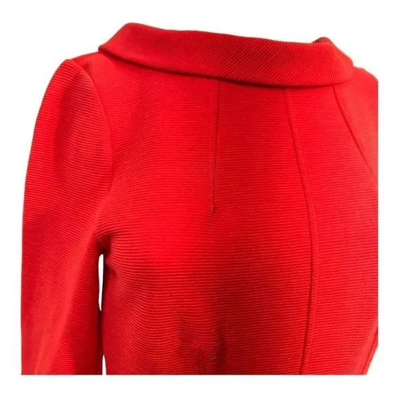 Boden Red Long Sleeve Knee-Length Sheath Dress - Picture 4 of 7